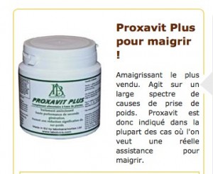Maigrir vite avec Proxavit